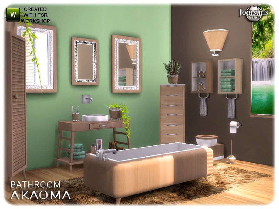 The Sims Resource Akaoma Bathroom