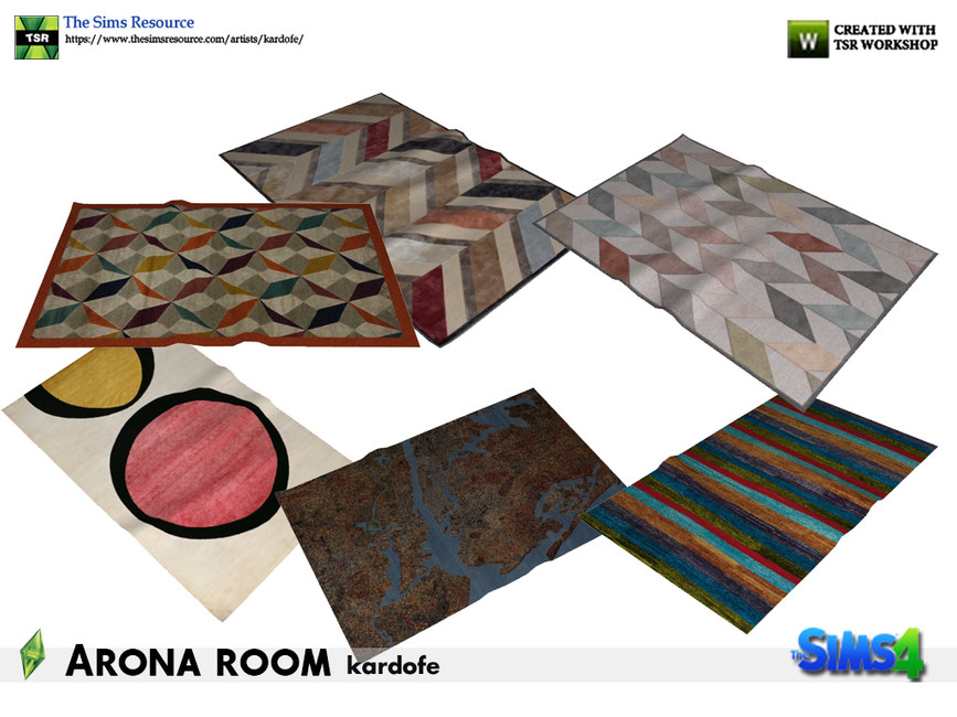 The Sims Resource kardofe_Arona room_Rug