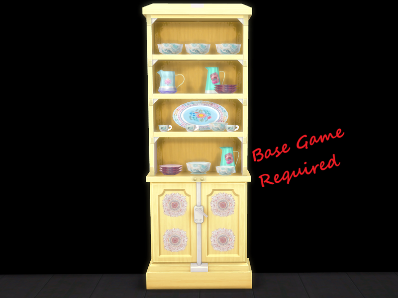 The Sims Resource | Boho Dining Cabinet