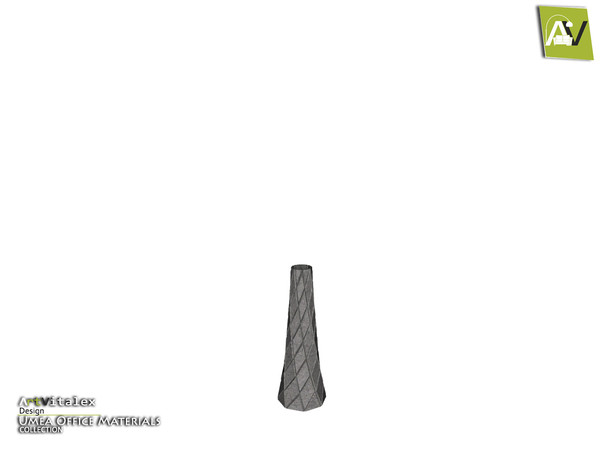 Sims 4 — Umea Carved Vase Flat by ArtVitalex — - Umea Carved Vase Flat - ArtVitalex@TSR, Sep 2020