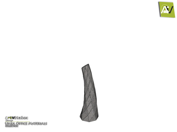 Sims 4 — Umea Carved Vase Curved by ArtVitalex — - Umea Carved Vase Curved - ArtVitalex@TSR, Sep 2020