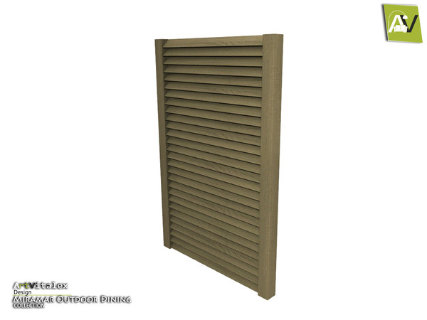Sims 4 — Miramar Garden Divider by ArtVitalex — - Miramar Garden Divider - ArtVitalex@TSR, Sep 2020