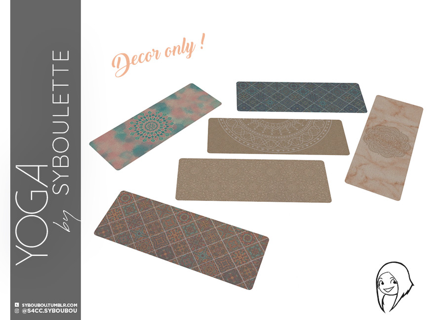 The Sims Resource Yoga Mat (rug)