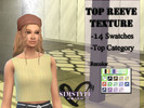 Sims 4 — SimStyle Top Reeve texture by SimStylee — Created for: The Sims 4 Top with reeve texture, I like it so much,