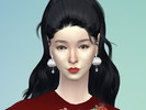 Sims 4 — Earrings 1 by jyy01 — For: -Adult, Young Adult, Teen, Elder -Female