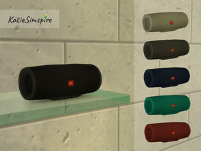Sims 4 — JBL Speaker by Katiesimspire — Functional JBL Speaker with 6 swatches. If you would like to place it on a shelf,