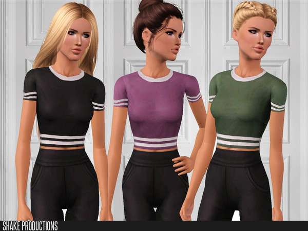 Sims 3 — ShakeProductions-S3-100 by ShakeProductions — Top Recolorable
