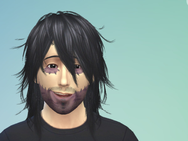 Sims 4 — Dabi face by robin-exe — Dabi face of boku no hero, it's makeup