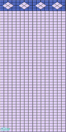 Sims 2 — H is for Huckleberry Fourth Wall by Bittersweet_Symphony — Tile walls made in colors that can be found in a