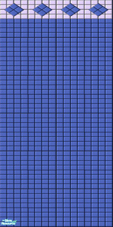 Sims 2 — H is for Huckleberry - First wall by Bittersweet_Symphony — Tile walls made in colors that can be found in a