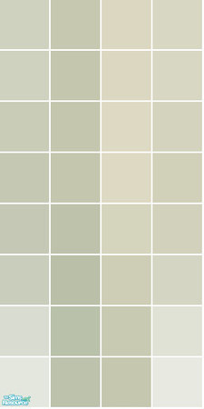 Sims 2 — Umbriel Tile Set - Green Wall by s00z — 