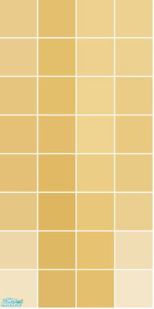 Sims 2 — Umbriel Tile Set - Gold Wall by s00z — 