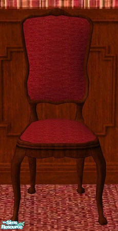 Sims 2 — Cranberry Living Set - Dining Chair by RhondaBlonda — 
