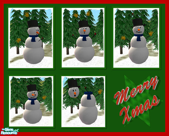Sims 2 — Christmas Funnies - Big Snowmen by Creative Sim — Feeling a bit chilly this Christmas? Need to warm up those