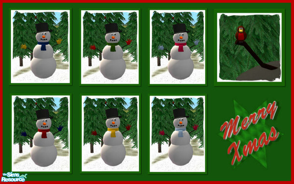 Sims 2 — Small Snowmen - Little Bob by Creative Sim — Feeling a bit chilly this Christmas? Need to warm up those laughter
