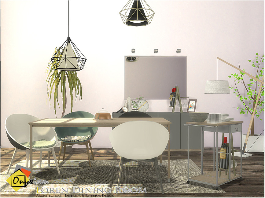 The Sims Resource Loren Dining Room