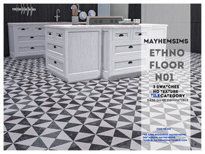 Sims 4 — Ethno Floor N01 by mayhem-sims — 3 swatches HQ texture Base game compatible You can use swatches or mix them