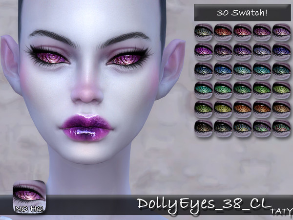 Sims 4 — [Ts4]Taty_DollyEyes_38 by tatygagg — - Female, Male - Human, Alien - Toddler to Elder - Hq Compatible