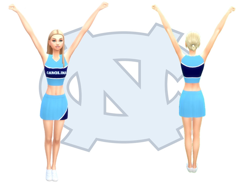 Sims 4 Cheer Uniform CC