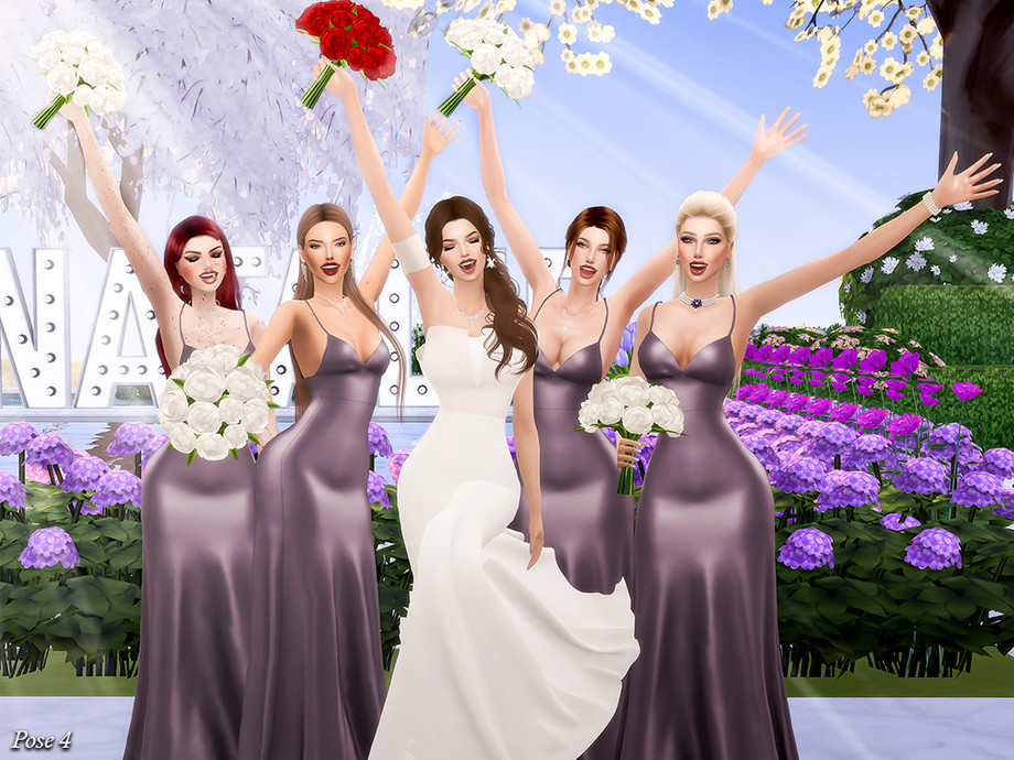 Beto_ae0's Bridesmaids (Pose Pack)