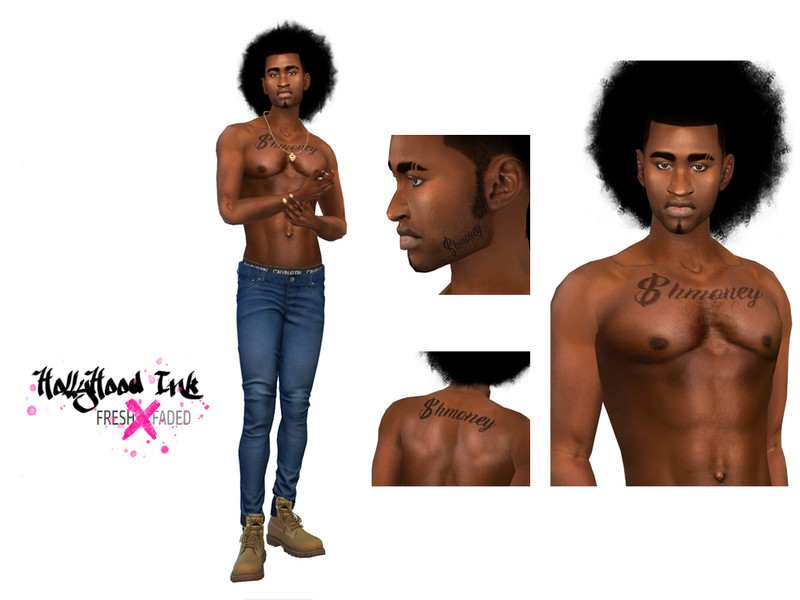 Sims 4 The Sims Resource | Shmoney Tattoo by TSR Creator