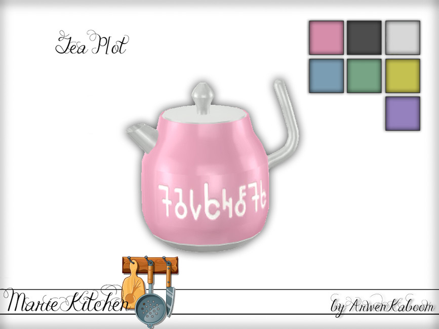 The Sims Resource Marie Kitchen Tea Pot