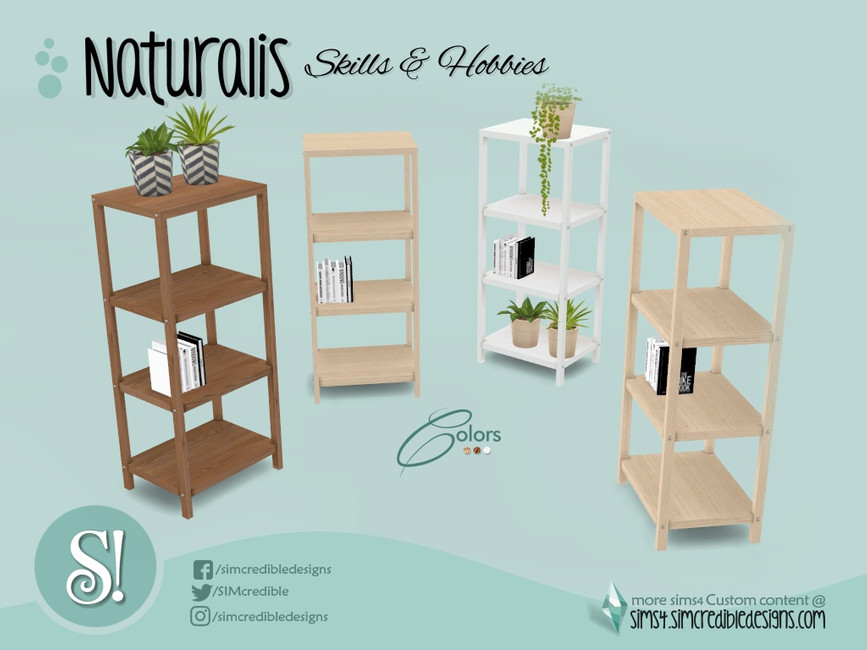 The Sims Resource Naturalis Bookshelf