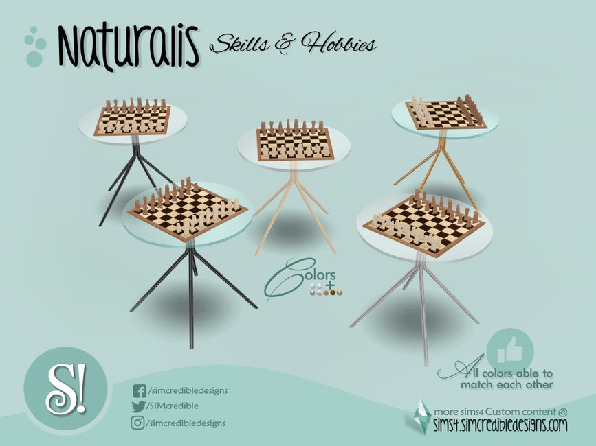 The Sims Resource Naturalis Chess table