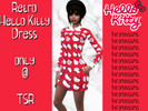Sims 4 — Retro Hello Kitty Dress- Realm of Magic Needed by INFAMOUSSIMS18 — -Requires the Realm of Magic pack