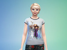 Sims 4 — Frozen 2 T-Shirt Design #1 by AJTheAverageSimmer — Are your sims fans of Frozen 2? Download this Frozen 2