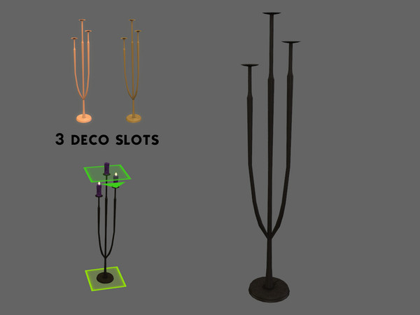 Sims 4 — Wedgewood Candelabra by sim_man123 — A fairly ordinary candelabra... it appears innocent enough, but do we ever