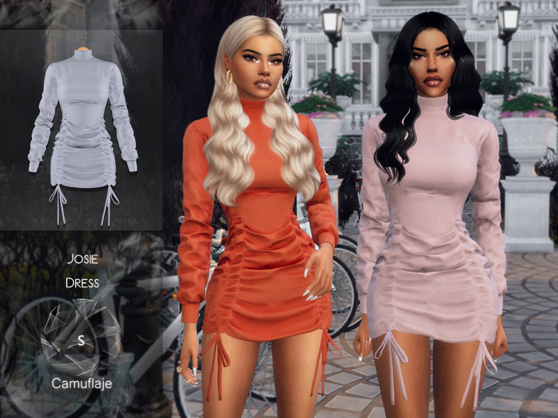 The Sims Resource - Camuflaje - Josie (Dress)