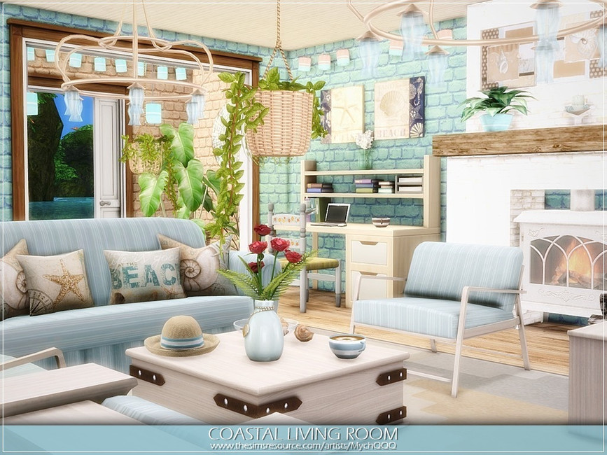 The Sims Resource Coastal Living Room