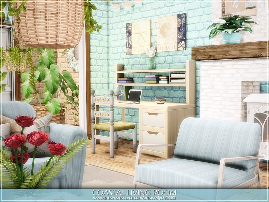 The Sims Resource - Coastal Living Room