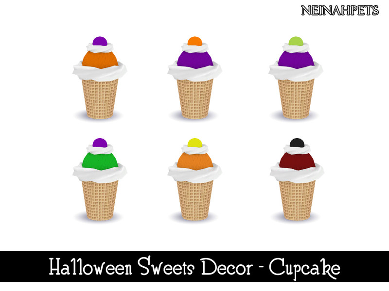 Sims 4 The Sims Resource | Halloween Sweets Decor - Cupcake {Mesh Required} by TSR Creator