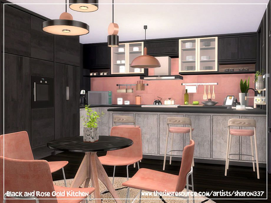 Room Reno #40: Goth Kitchen - The Sims Resource - Blog