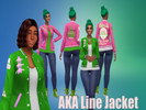 Sims 4 — AnnareLove_Aka_LineJacket by lilbonita2023 — This Jacket is for all our Skee-Wee Sim Sorors. It comes with 2