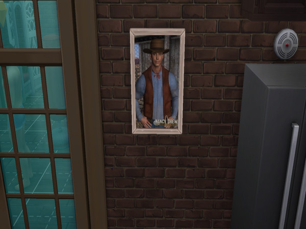 Sims 4 — Dave Gregory: Secret of Shadow Ranch Frames [SET] by hannahgaskarth2 — Dave Gregory from Nancy Drew: Secret of