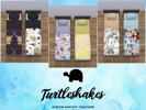 Sims 4 — Single Bedspread  recolours - COLLECTION  by turtleshaker — Mod Sleeper recolours. Single bed size. Please do