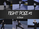 Sims 4 — Cxbryzen - Male Pose Fight #1 by cobryzen — 6 stand pose fight - Pose player - My first upload mod in