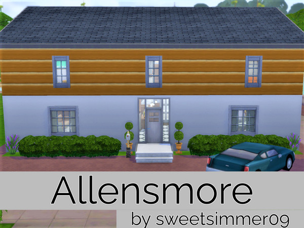 Sims 4 — Allensmore by sweetsimmer09 — 4bed British design home. The Allensmore is a British Georgian design house with a
