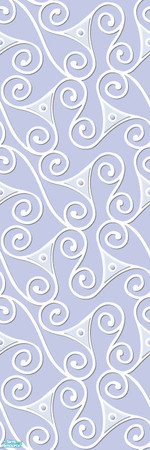 Sims 2 — Studio K Triangle Swirl - Soft Wedgewood by StudioKhagerks — 