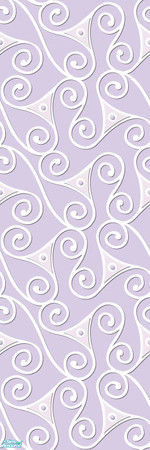 Sims 2 — Studio K Triangle Swirl - Lavender by StudioKhagerks — 