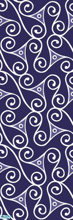 Sims 2 — Studio K Triangle Swirl - Midnight by StudioKhagerks — 