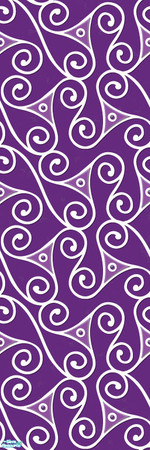 Sims 2 — Studio K Triangle Swirl - Grape by StudioKhagerks — 