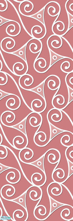 Sims 2 — Studio K Triangle Swirl - Iced Rose by StudioKhagerks — 