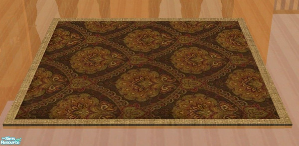 Sims 2 — TC 69 Living Room - Rug by Riverwillows — A nice living room set using textures provided by Gayle_afcb for