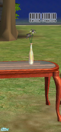 Sims 2 — Frost de Fleur Bud Vase - Grey by __gatitos__ — 