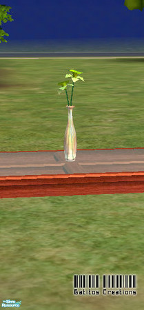Sims 2 — Frost de Fleur Bud Vase - Green by __gatitos__ — 