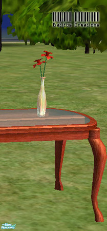 Sims 2 — Frost de Fleur Bud Vase - Red by __gatitos__ — 